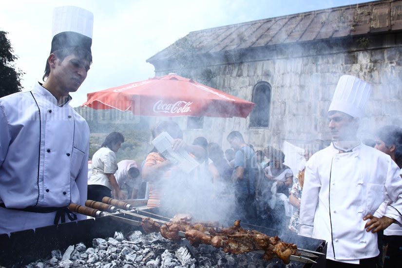 Barbecue festival in Akhtala