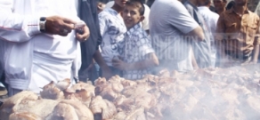 Фестиваль шашлыка в городе Ахтала