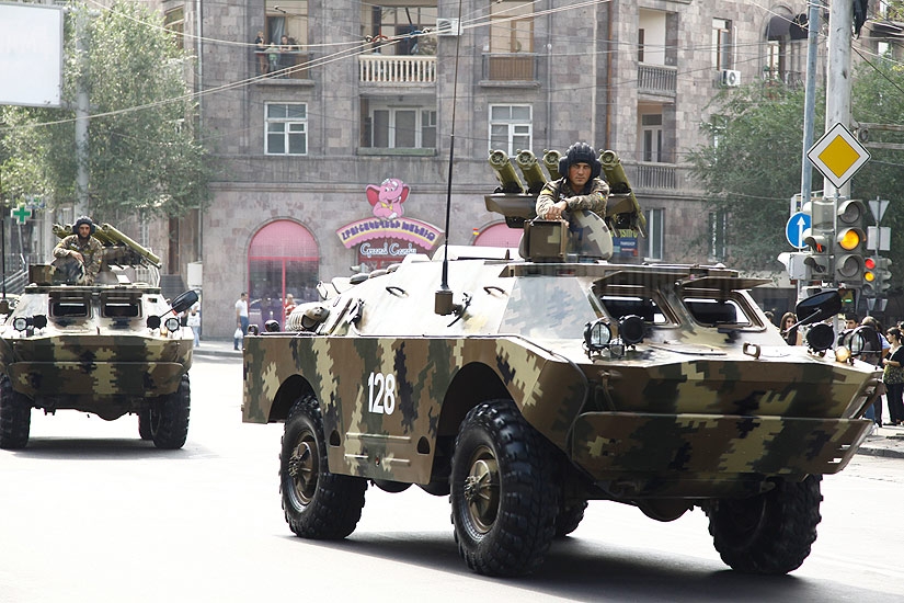 Preparations to Armenia's Independence 20th anniversary parade 