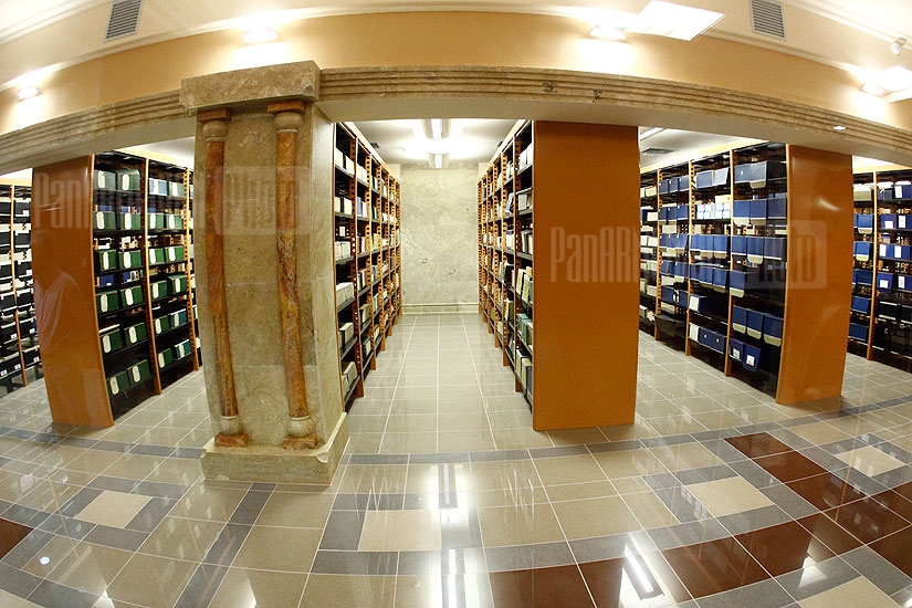 Новое здание Института древних рукописей Матенадаран