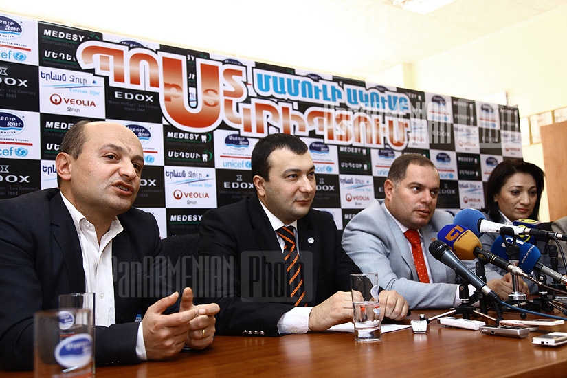Press conference of Heritage party MP Stepan Safaryan, ARF Dashnaktsutyun MP Lilit Galstyan, Prosperous Armenia MP Vahe Enfiajyan and Republican MP Hovhannes Sahakyan