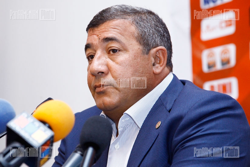 Пресс-конференция главы Федерации  Футбола Армении Рубена Айрапетяна