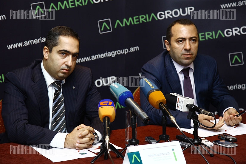 Press conference of Ameriabank's representatives