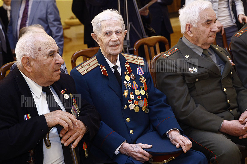 World War II veterans at Russian Embassy