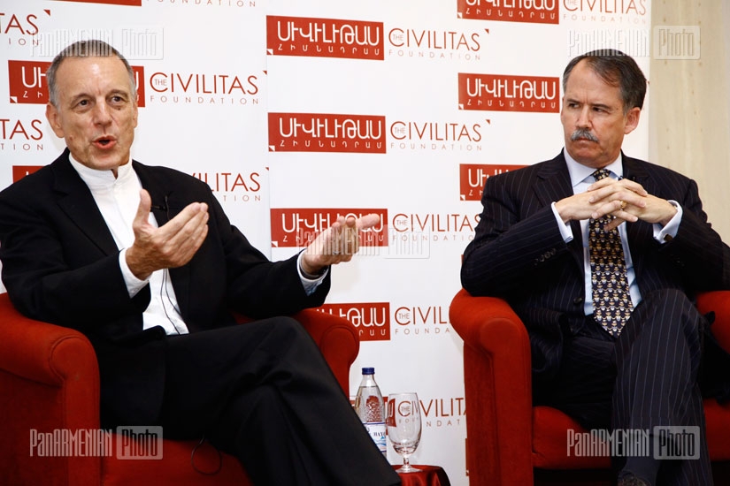 Civilitas Foundation organizes a forum titled Assessing Independence in Armenia and the Region. The speakers are  John Marshall Evans Former U.S. Ambassador to Armenia  Hans-Jochen Schmidt Ambassador of Germany to Armenia