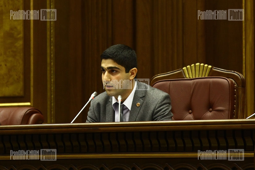 Заседание Молодежного парламента Армении