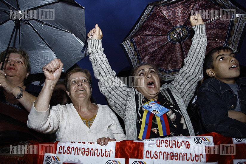 Armenian National Congress protest rally