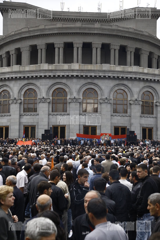 Armenian National Congress protest rally