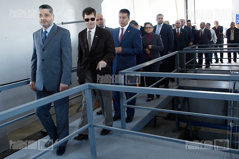 Премьер-министр Армении Тигран Саркисян и вице-президент “Вызовы тысячелетия” Патрик Файн открыли насосную станцию “Ранчпар 1”