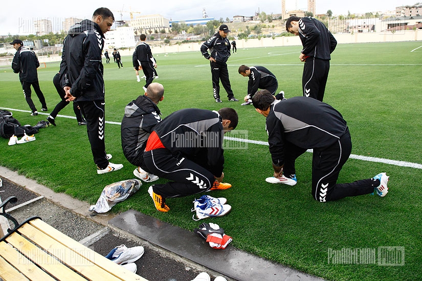 Armenian National Football Team's training