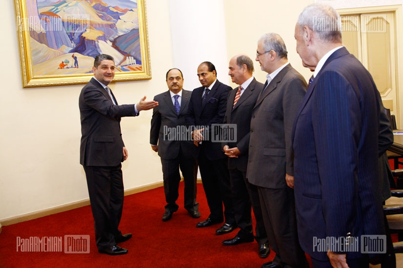RA PM Tigran Sargsyan receives Lebanese Parliament delegation headed by speaker Nabih Berri