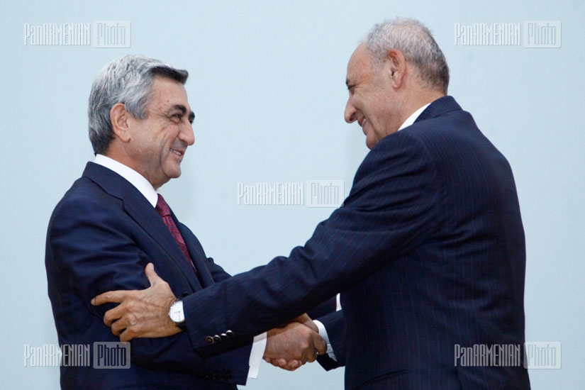Президент Армении встретился со спикером парламента Ливана Наби Берри