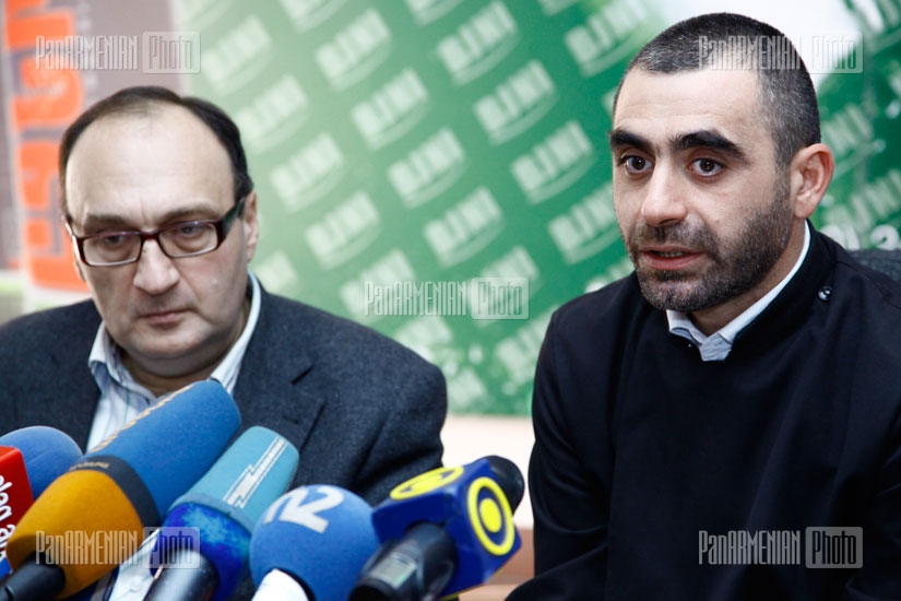 Press conference of Fr. Yesai Artenyan, psychologist Samvel Khudoyan and advocate Varduhi Elbakyan