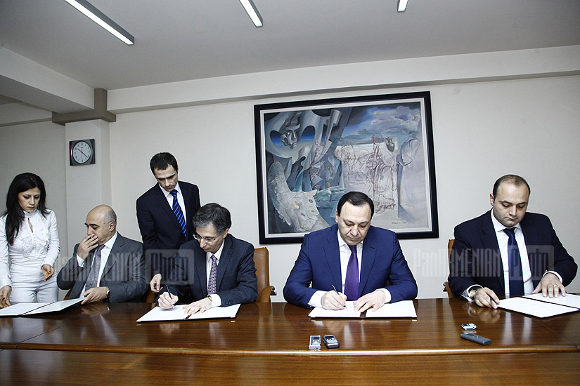 Memorandum signing at Ministry of Economy