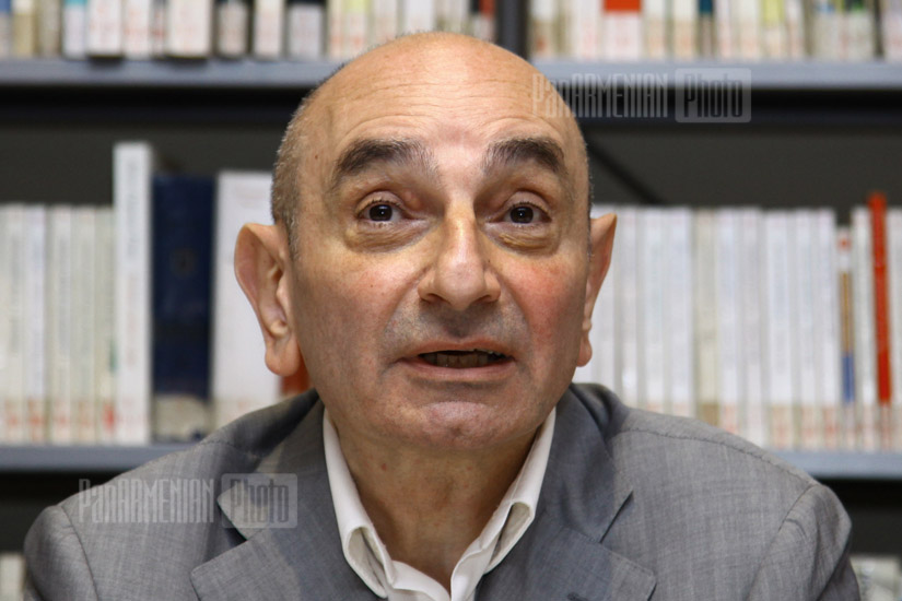 Press conference of French-Armenian actor Jacky Nercessian