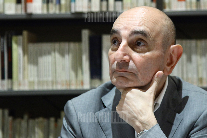 Press conference of French-Armenian actor Jacky Nercessian