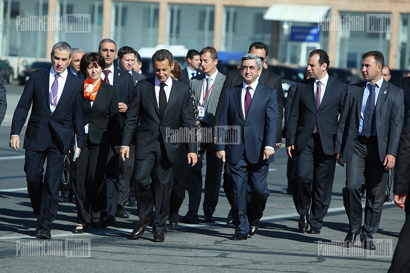 Ֆրանսիայի նախագահ Նիկոլյա Սարկոզին մեկնեց Հայաստանից