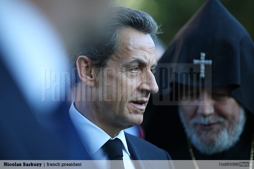 Nicolas Sarkozy in Echmiadzin