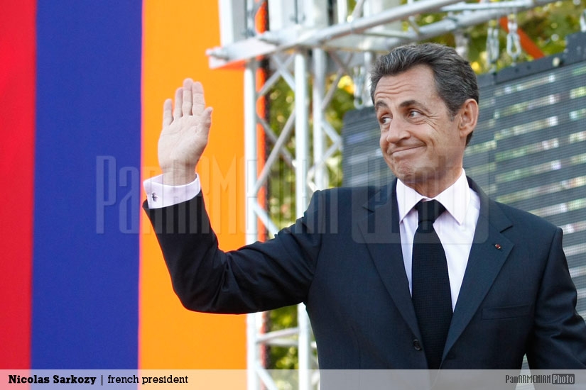 Nicolas Sarkozy at French Square