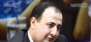 Press conference of turkologist Ruben Melkonyan