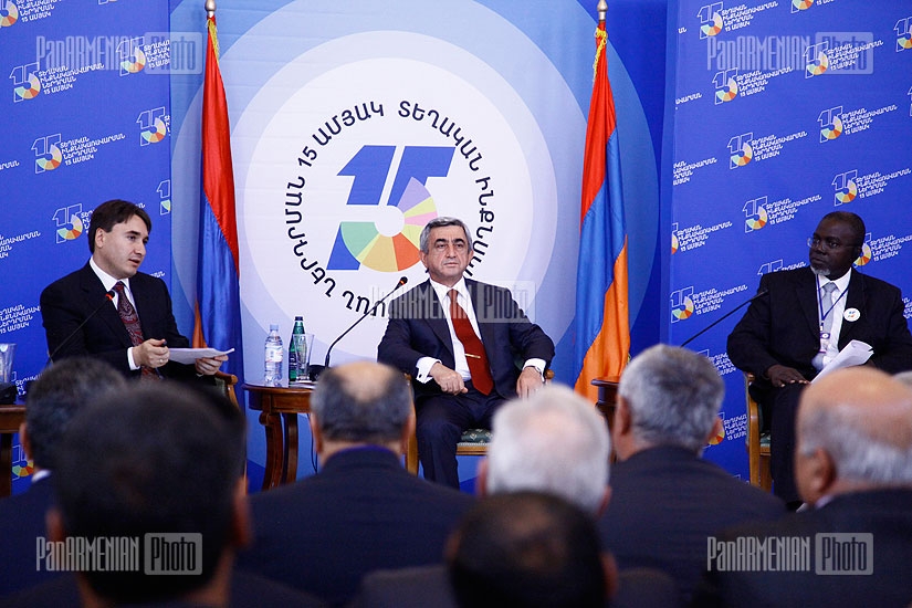 Հայաստանում տեղական ինքնակառավարման ներդրման 15-ամյակի շրջանակներում կայացավ համաժողով և ցուցահանդես Ջերմուկում