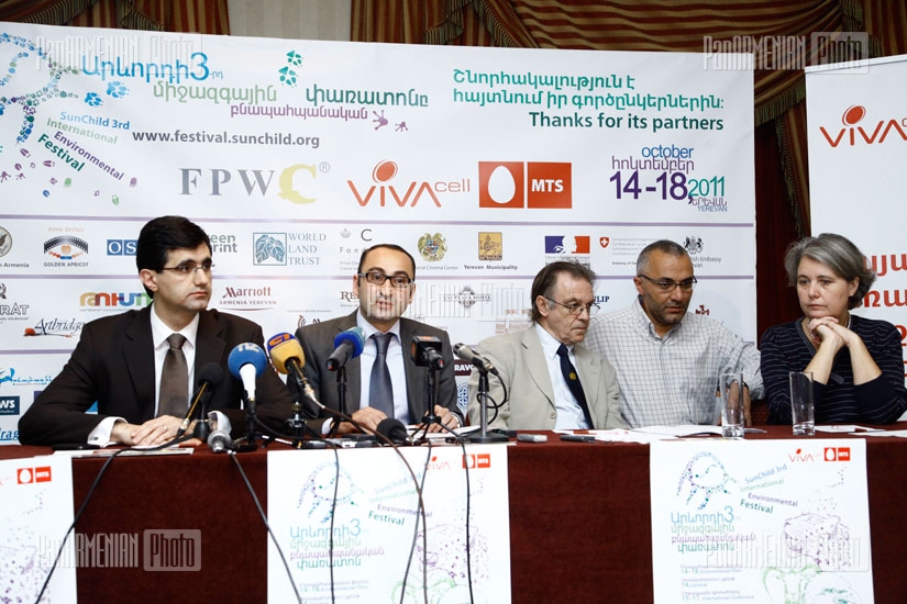 Press conference dedicated to Sunchild'' 3rd environmental festival