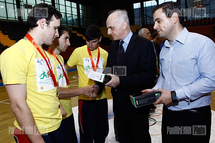 Armenian Goalball 2011 competition supported by Orange Foundation