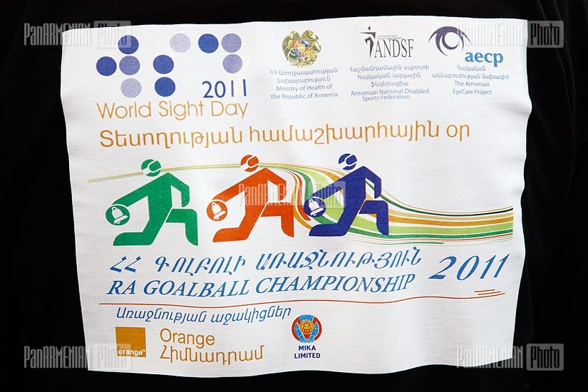 Armenian Goalball 2011 competition supported by Orange Foundation