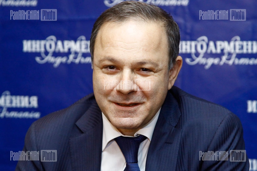 Press conference of Ingo Armenia CEO Levon Altunyan