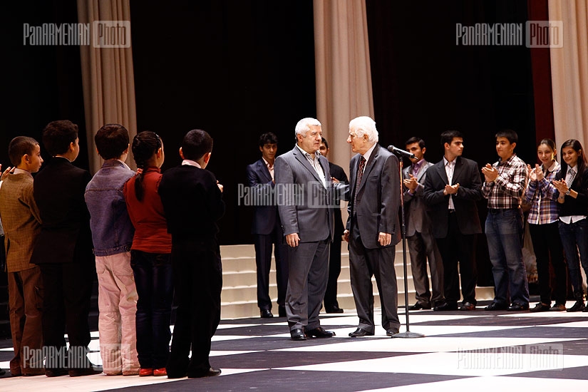 Ceremony dedicated to the 60th anniversary of chess master Rafayel Vahanyan