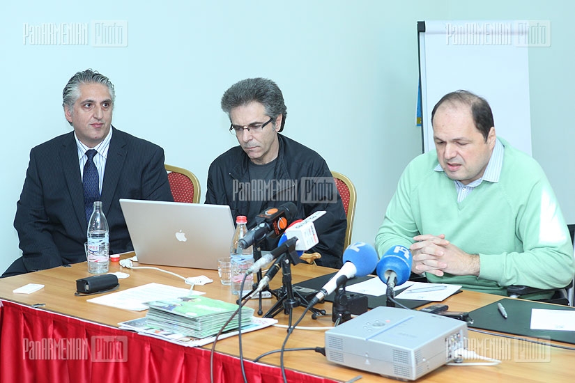 Press conference of Executive Director of Paros Foundation Peter Abajian 