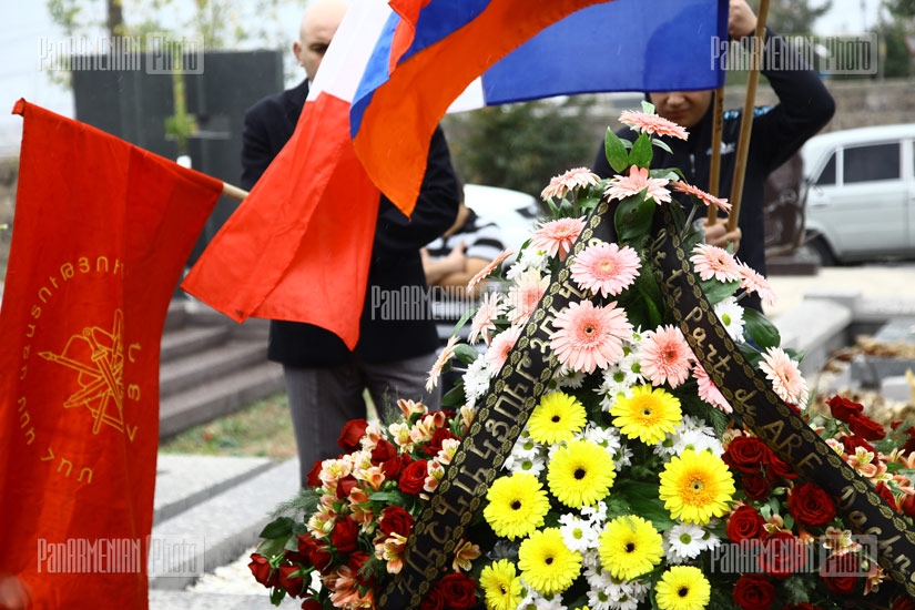Former French MP, friend of Armenian people Henri Saby's burying ceremony