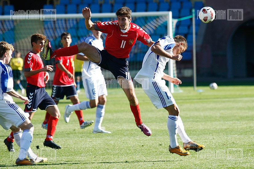 Armenia-Slovakia UEFA U19 Championship qualifier football match 