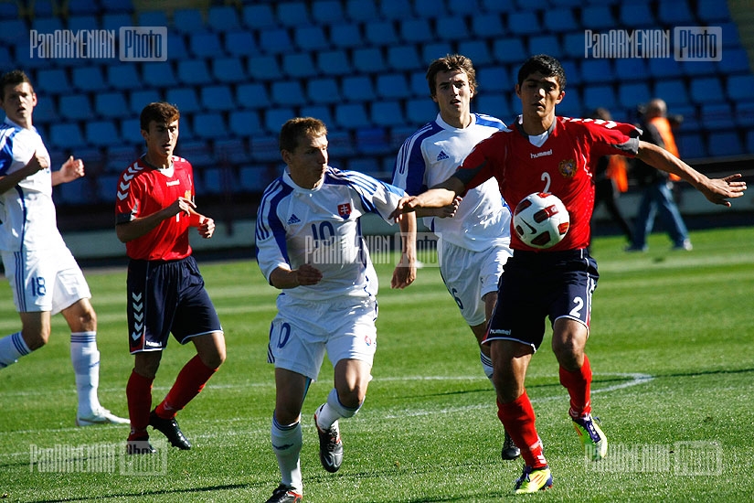 В отборочном этапе ЧЕ до 19 лет Армения победила Словакию с счетом 2:1