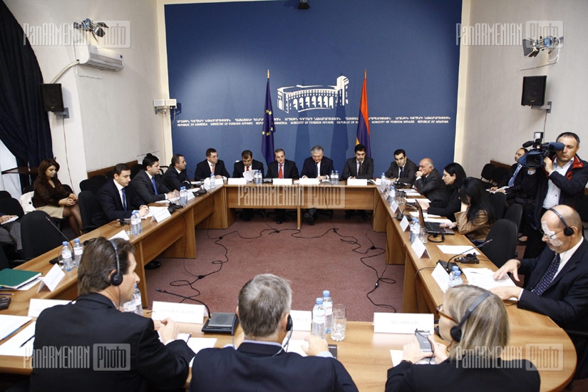 Discussion held at MFA between negotiating sides of the Association Agreement between Armenia and the EU negotiations 