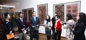 Presentation at Armenian History Museum about preservation and restoration of national clothes