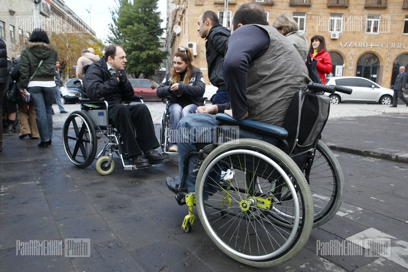 Procession with participation of people with disabilities, public figures and the Ombudsman
