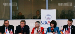 Discussion organized by USAID concerning domestic violence 
