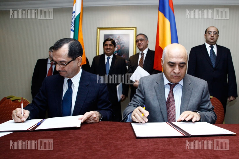 Armenia-India intergovernmental session 