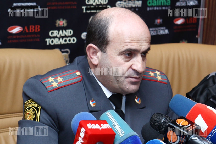 Пресс-конференция начальника Дорожно-патрульной службы Дорожной полиции Армении Норика Саркисяна