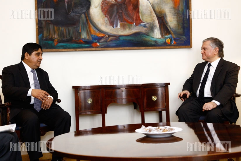 ՀՀ արտգործնախարար Էդվարդ Նալբանդյանն ընդունեց Հնդկաստանի Հանրապետության Արտաքին գործերի նախարարության ներկայացուցիչներին