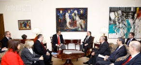 ՀՀ արտգործնախարար Էդվարդ Նալբանդյանն ընդունեց Եվրախորհրդարանի պատվիրակությանը