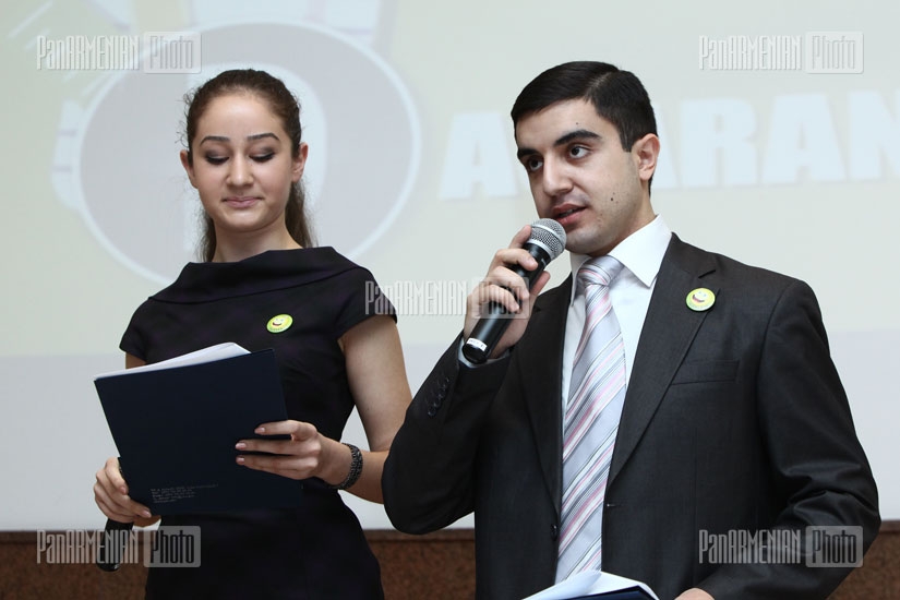 Awarding ceremony of the winners of school competition organized by Dasaran.am, VivaCell-MTS and Pyunik foundation