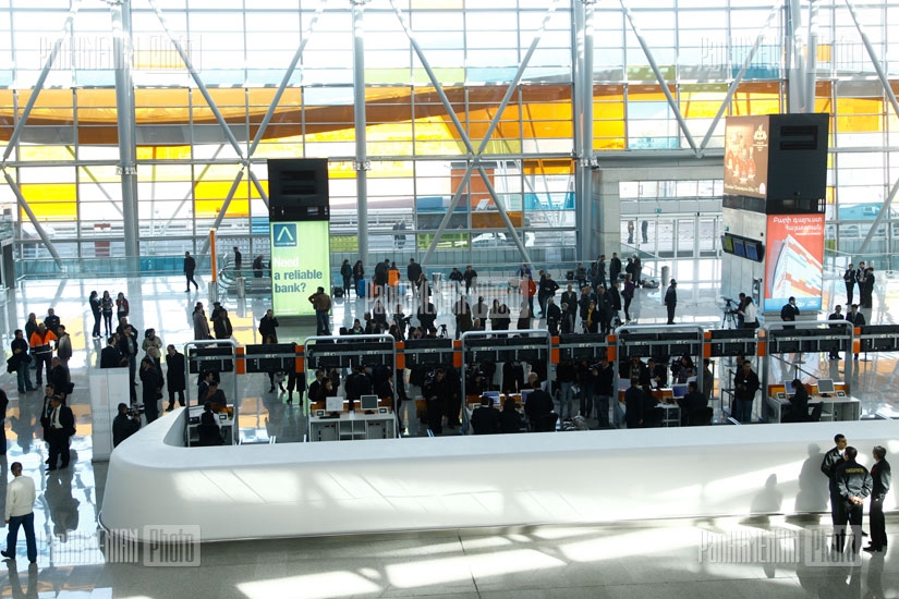 Зал вылетов нового терминала международного аэропорта «Звартноц» запущен в эксплуатацию