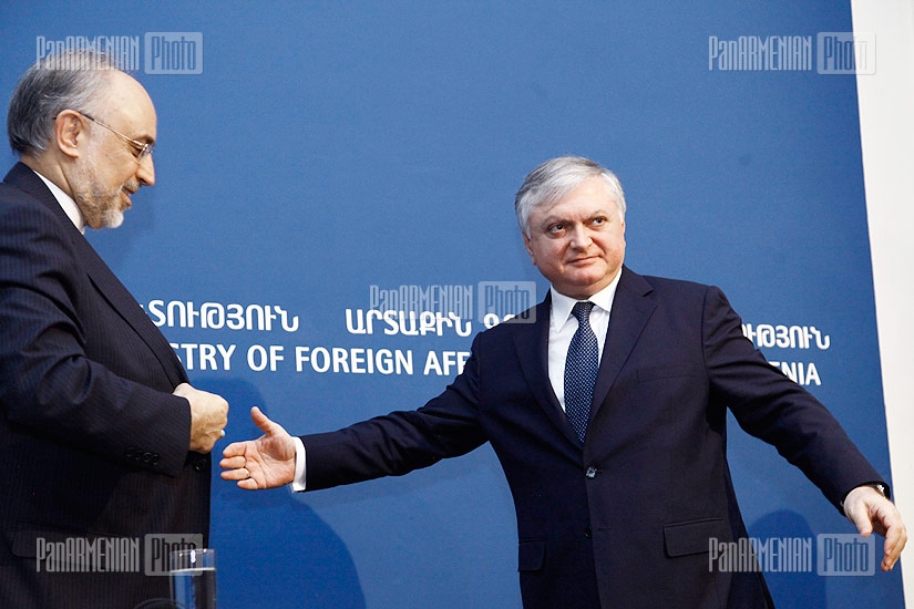 Press conference of Armenian Foreign Minister Edward Nalbandian and his Iranian counterpart Ali Akbar Salehi