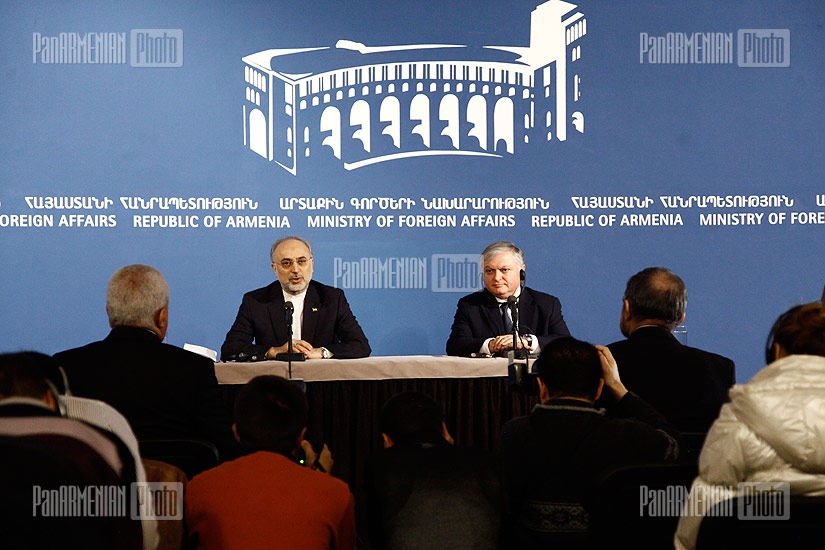 ПРесс-конференция глав МИД Армении и Ирана Эдварда Налбандяна и Али Акбара Салеха