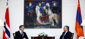 Встреча министров иностранных дел Армении и Норвегии Эдварда Налбандяна и Ионаса Гахра Штьоре