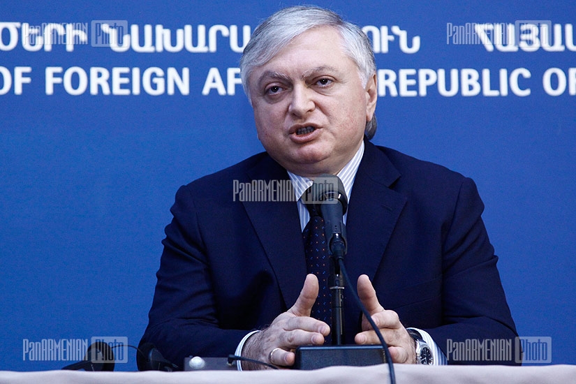 Press conference of Armenian Foreign Minister Edward Nalbandian and his Norwegian counterpart Jonas Gahr Store