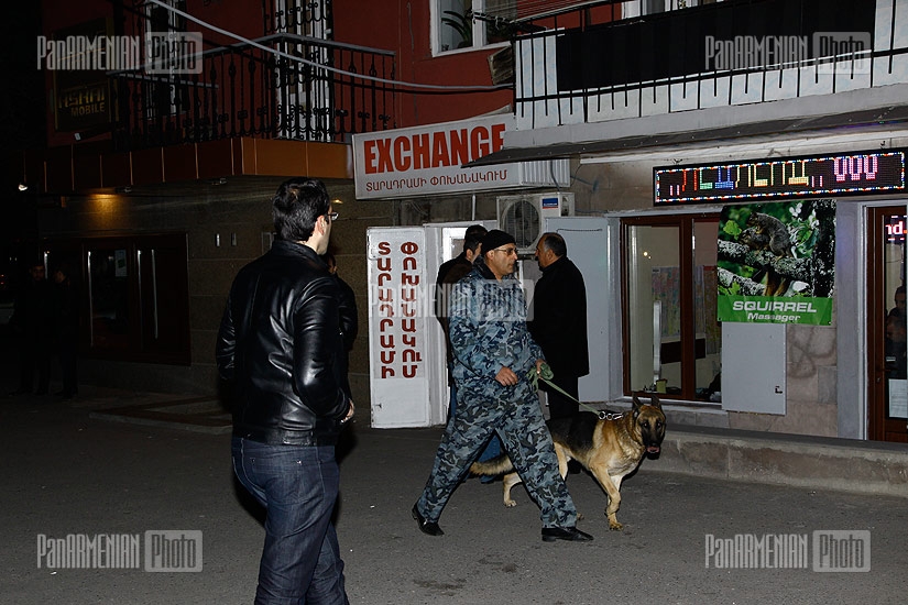 Вооруженное нападение на пункт обмена валюты в центре Еревана