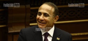 National Assembly session. Hovik Abrahamyan resigns
